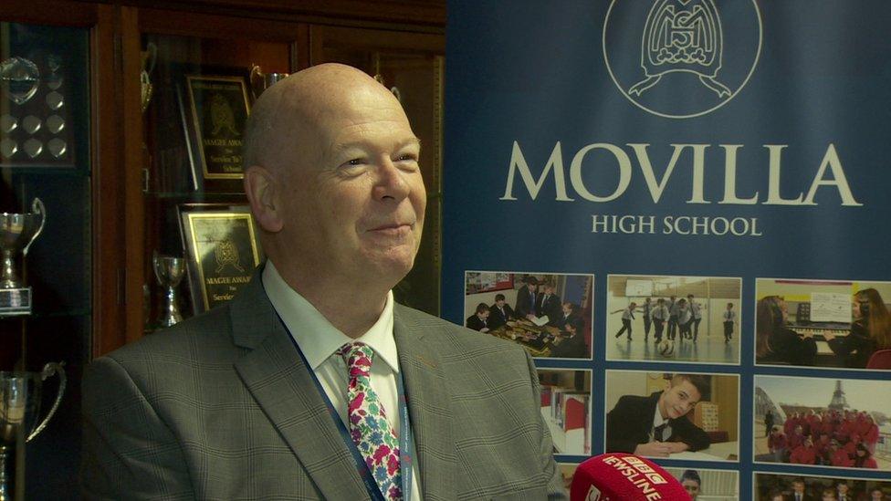 Ian Bell, Principal of Movilla High School