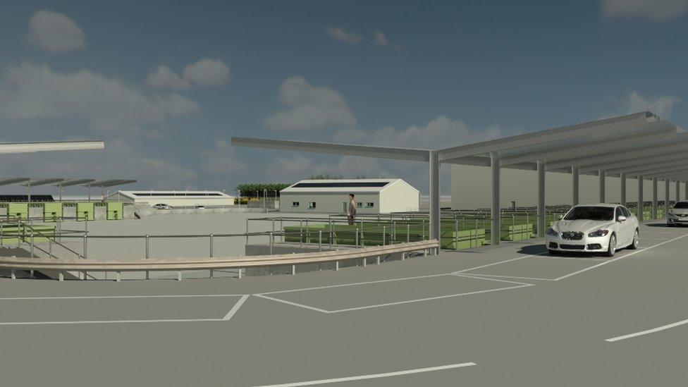 Artist's impression of the tip