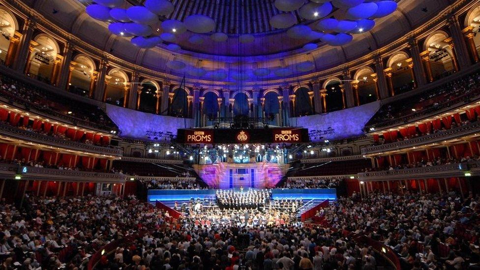 The Royal Albert Hall during the 2015 Proms season