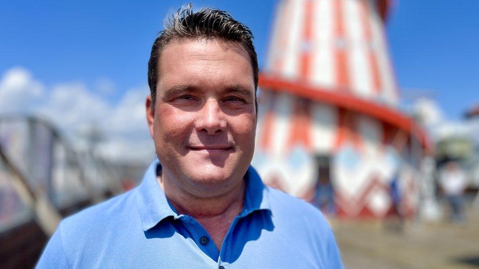 Billy Ball managing director of Clacton pier company ltd