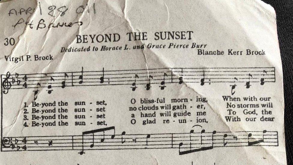 Beyond the Sunset sheet music