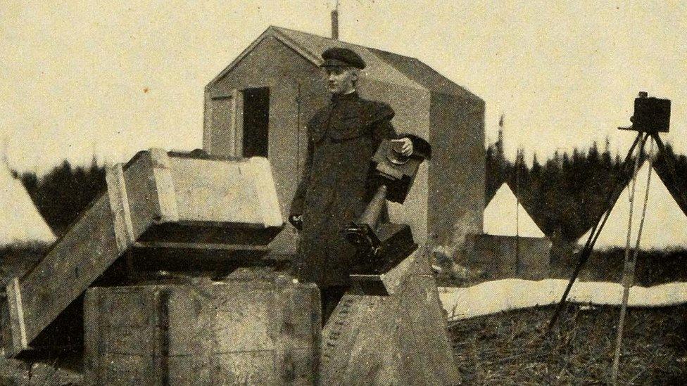 Annie Maunder on an eclipse expedition in Labrador, Newfoundland