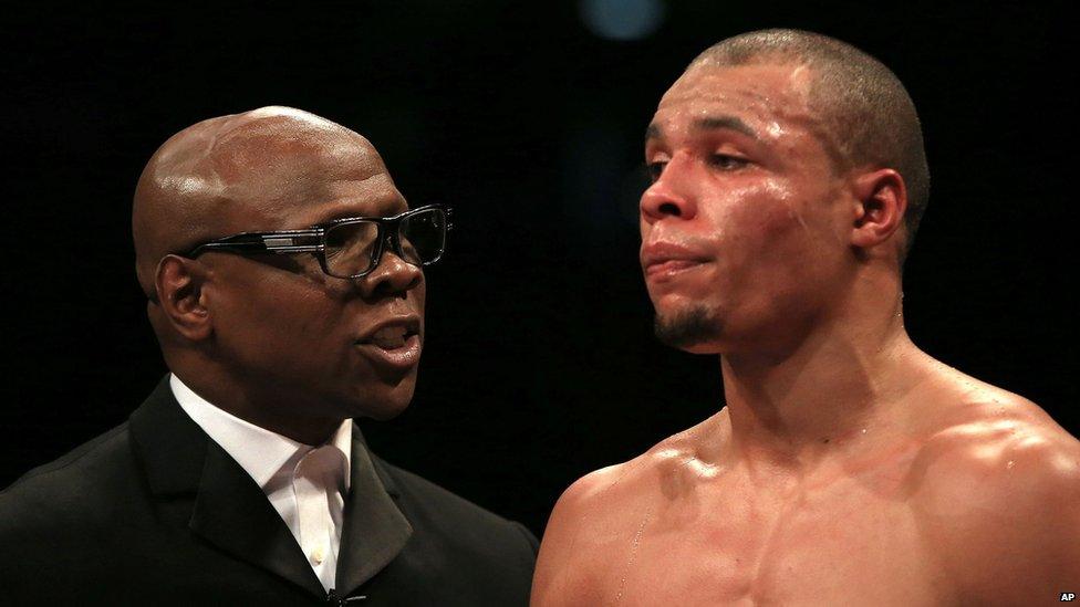 Chris Eubank Jr and Sr