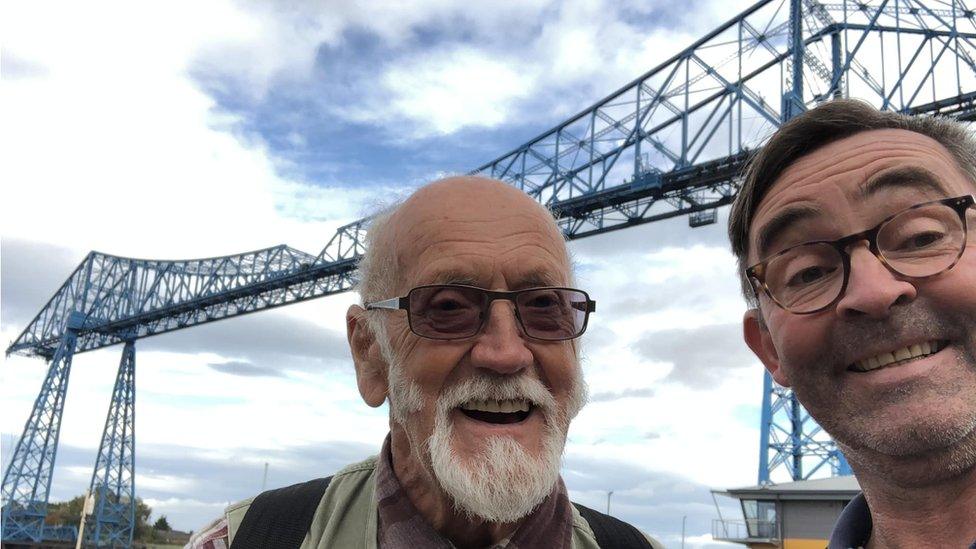 Derek at Tees Transporter bridge