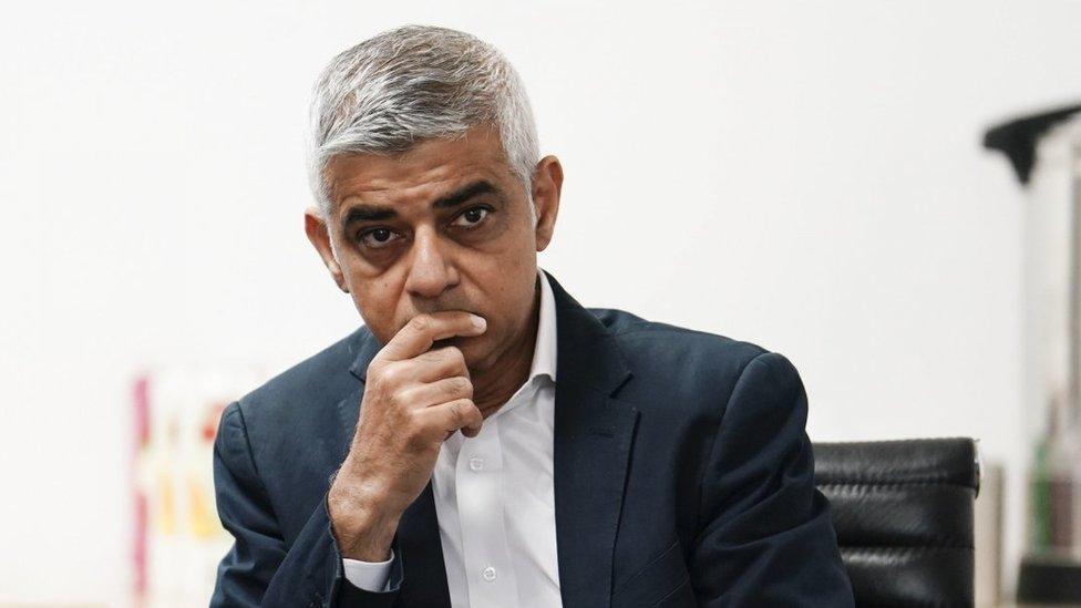 File image of Sadiq Khan from Wednesday.