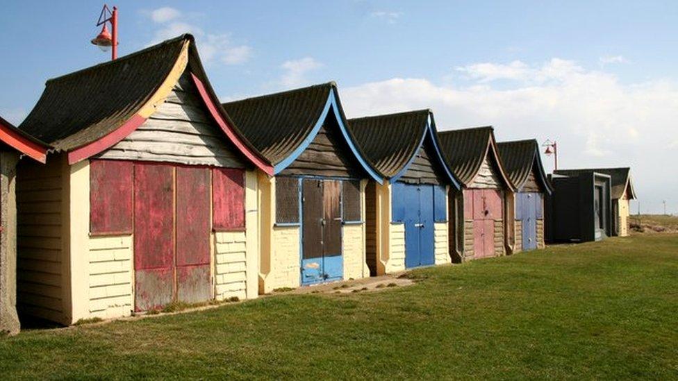 Mablethorpe beach huts