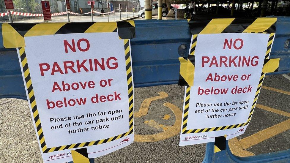 Colchester railway station car park