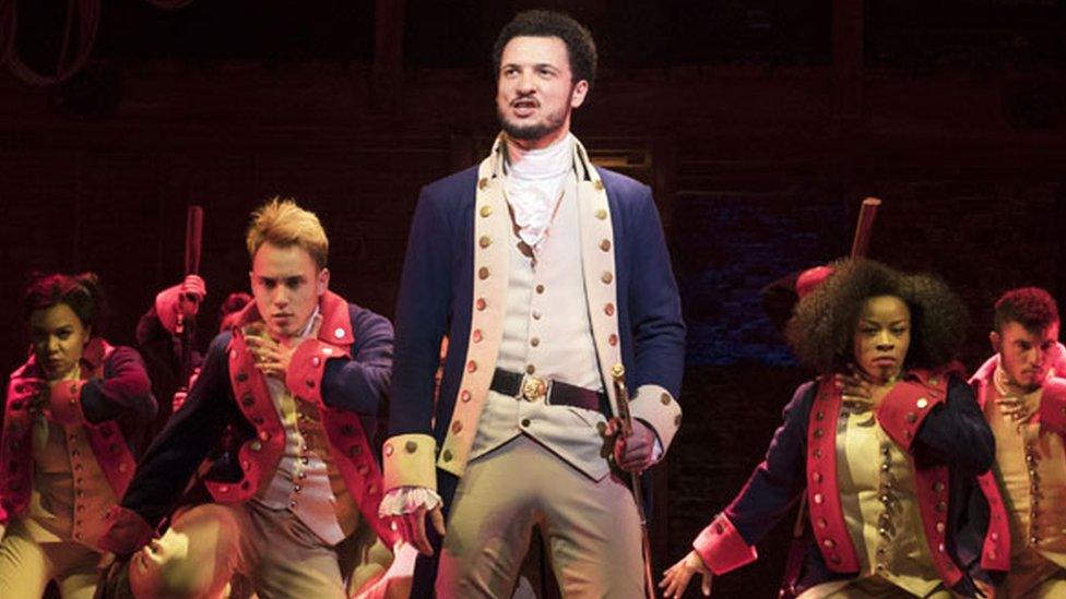 Jamael Westman as Alexander Hamilton in Hamilton