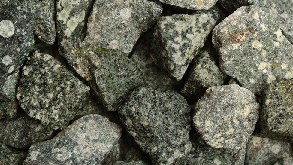 Ordovician dolerite chippings