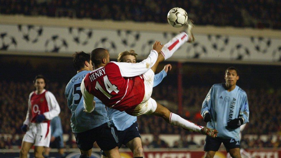 Thierry Henry as a player