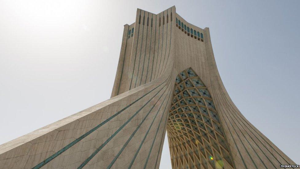 Azadi Tower in Tehran