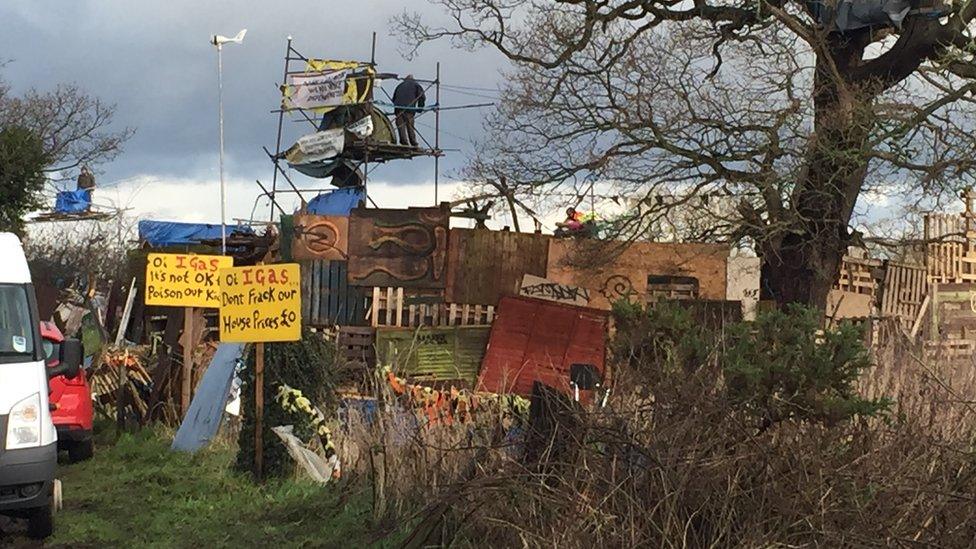 Upton anti-fracking site