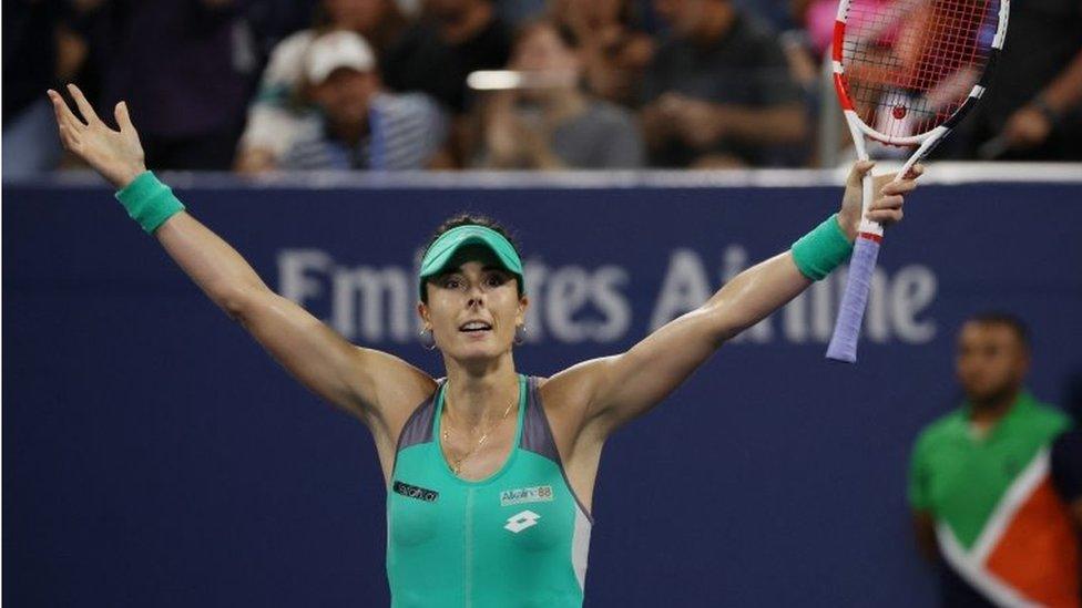 Alize Cornet at US Open