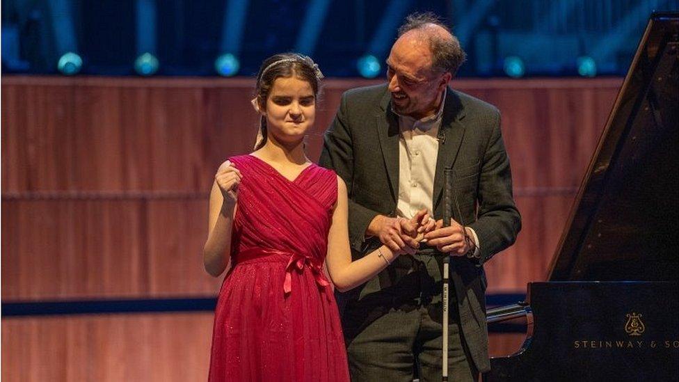 Lucy at the Royal Festival Hall