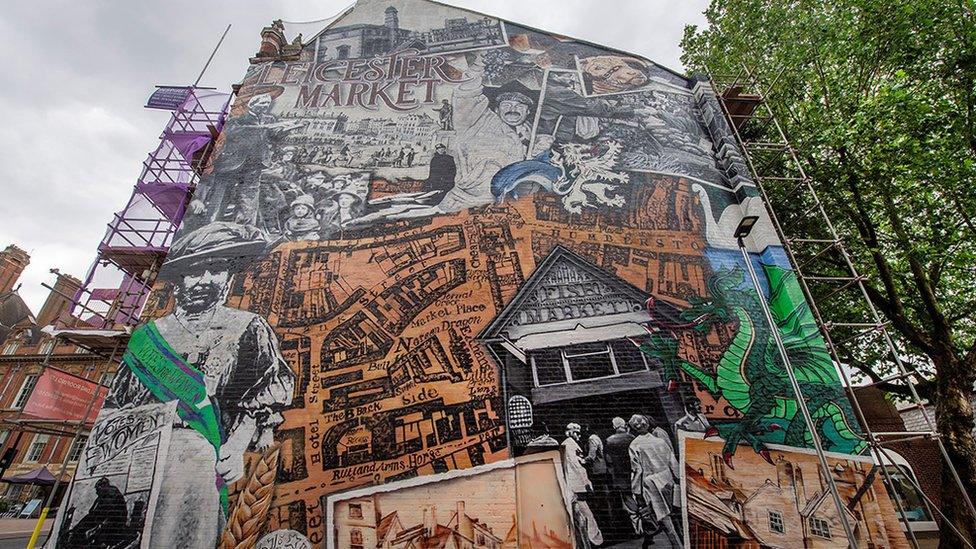 Leicester mural