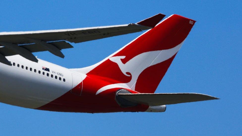 Qantas plane