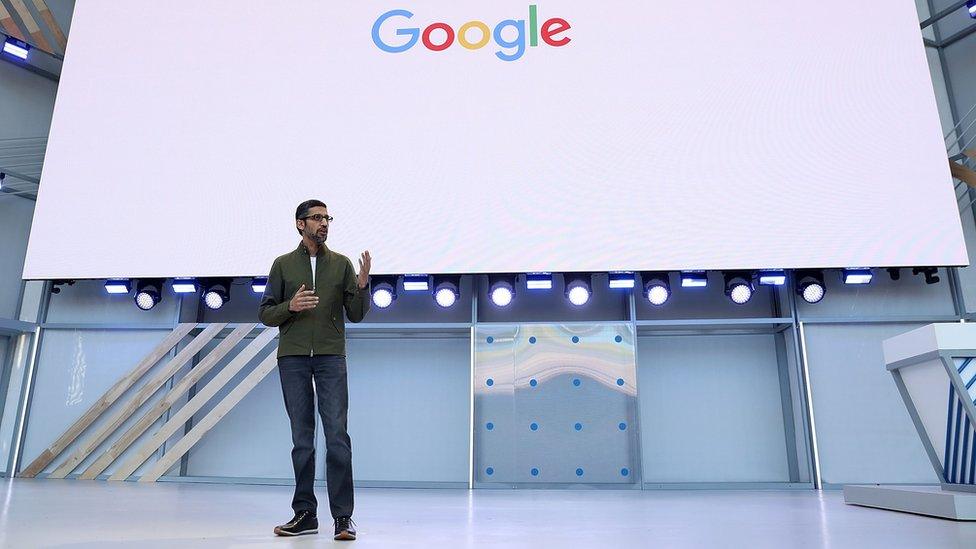 Google's chief executive reinforced the firm's push into AI