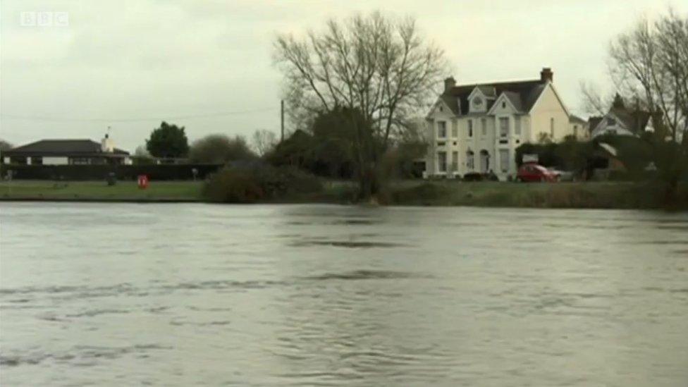 Zane Gbangbola's house during the floods