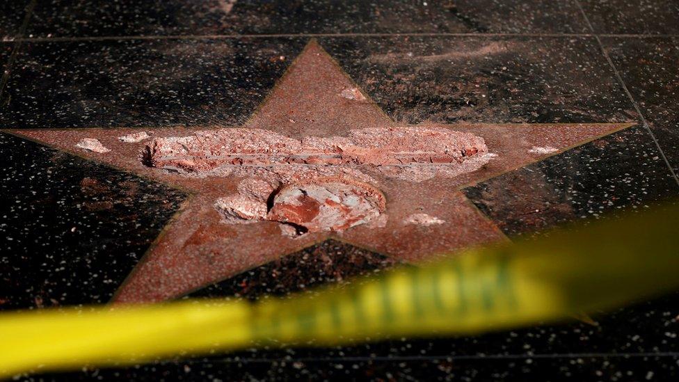 Donald Trump's star