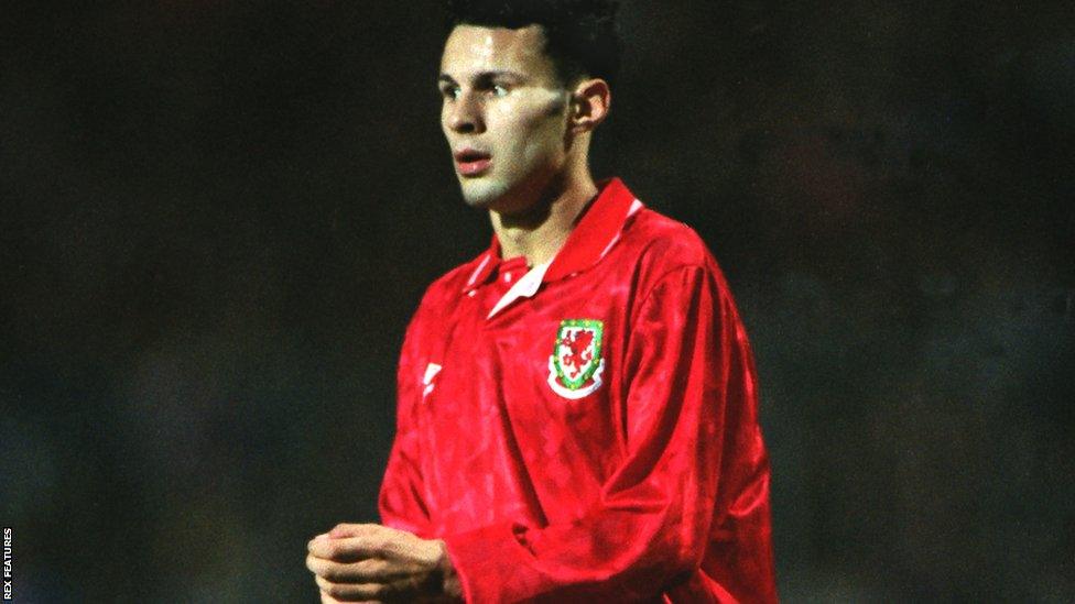 1991: Ryan Giggs became Wales' youngest ever international during Wales' 4-1 defeat to Germany in Euro 1992 qualification.