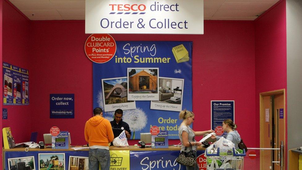 Tesco Direct kiosk