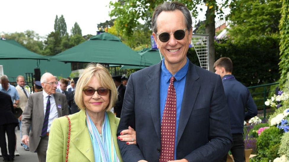 Joan Washington and Richard E Grant