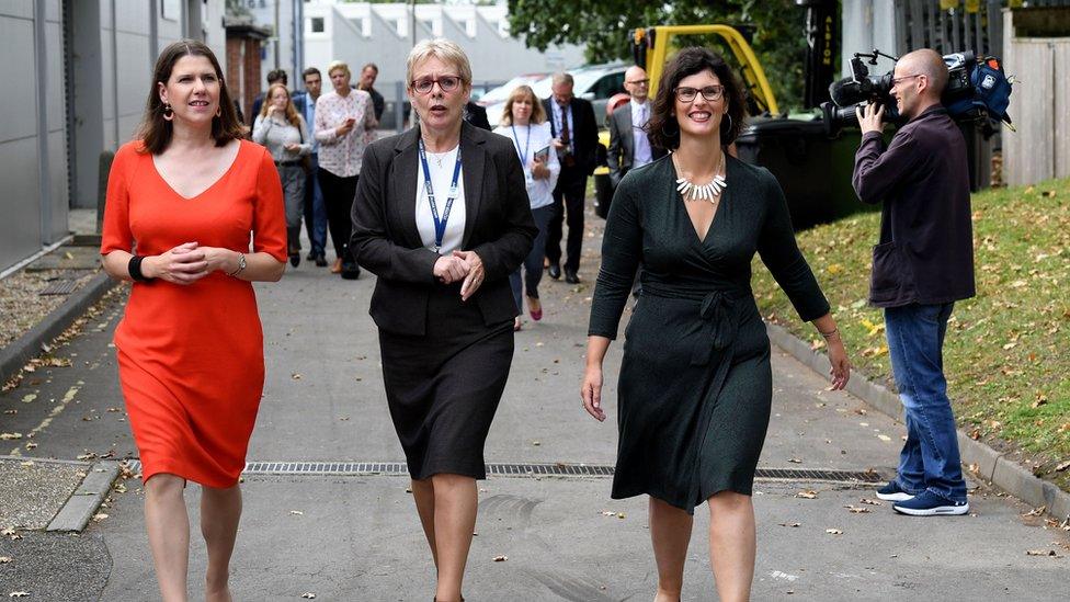 Jo Swinson (left) and Layla Moran (right)