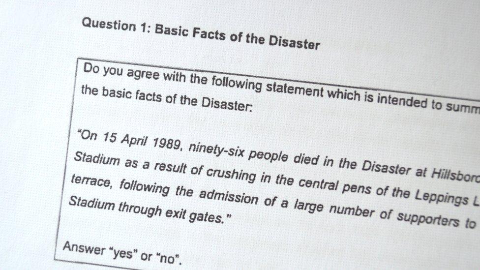 Hillsborough questionnaire