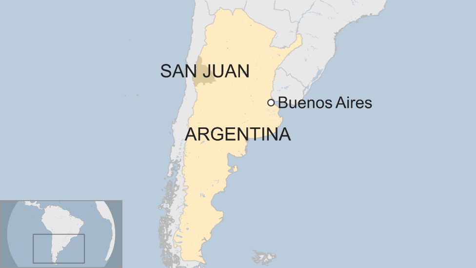 Map of Argentina