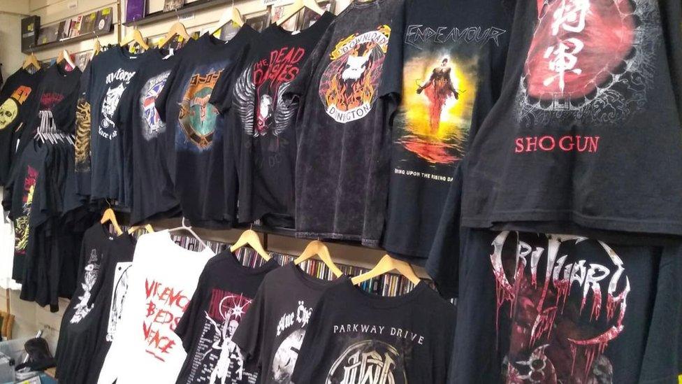 Metal t-shirts