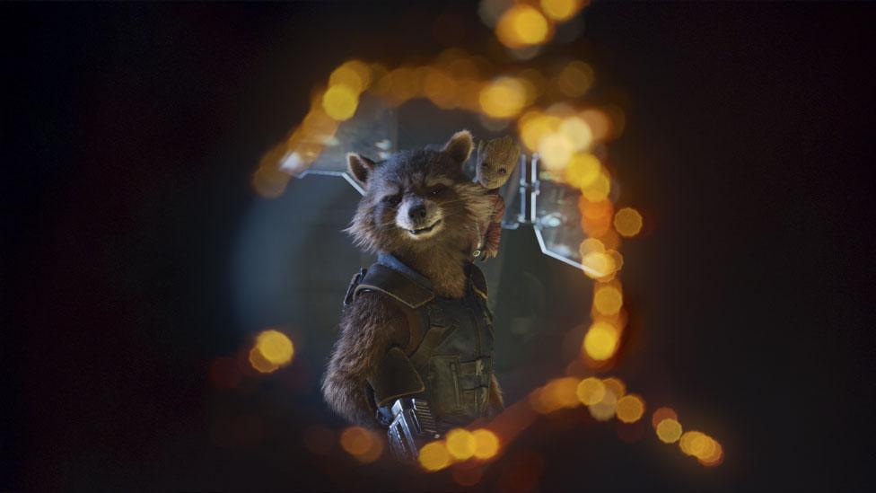 'Rocket Racoon' and 'Baby Groot' in Guardians of the Galaxy Vol. 2