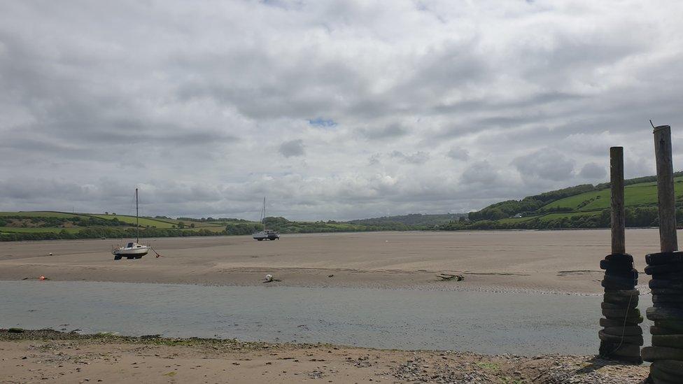 Teifi Estuary from Patch beach