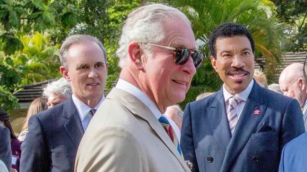 David Thomas, Prince Charles, Lionel Ritchie