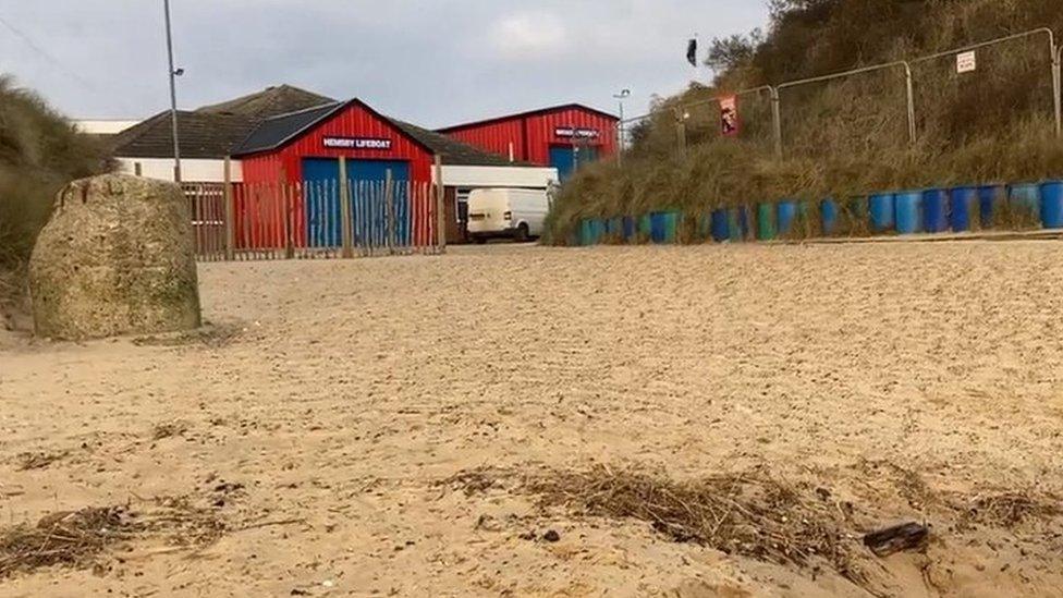 Lifeboat station at Hemsby, Norfolk