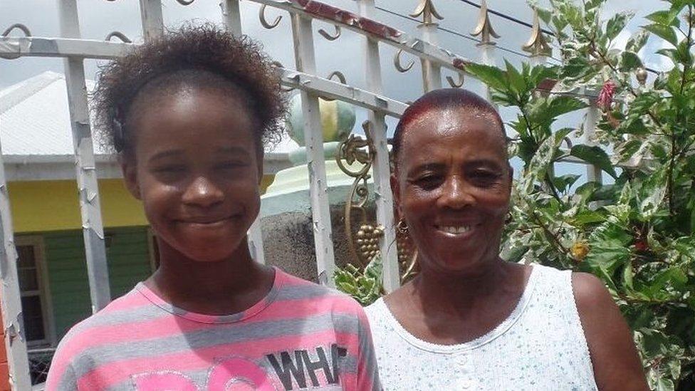 Rika Johnson and her grandmother Goldene Lovell