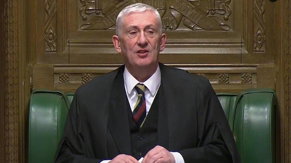 Commons Speaker Sir Lindsay Hoyle