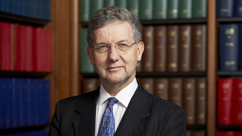 Image shows Lord Patrick Hodge