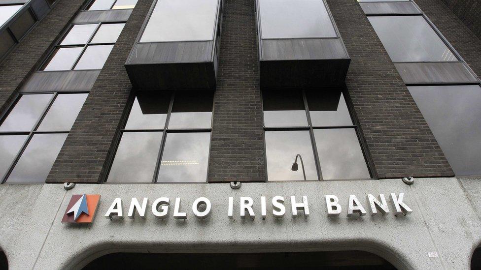 The former headquarters of Anglo Irish Bank