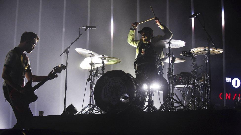 Royal Blood performing at Radio 1's Big Weekend 2017