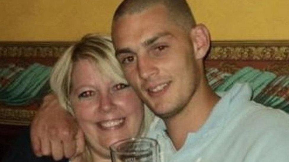 Matthew Schofield and his mother, Emma Daniels