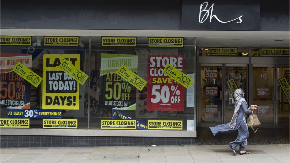 BHS closing down sale