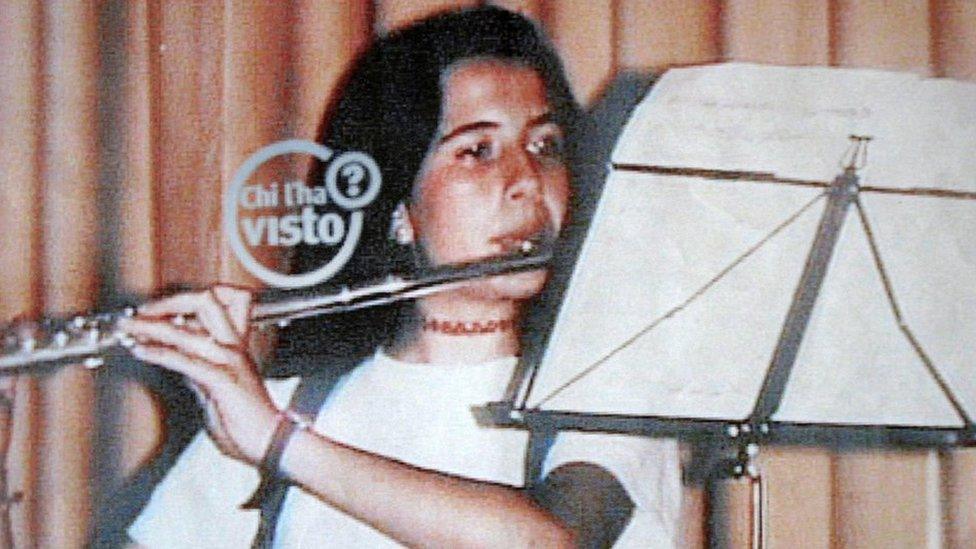 Picture of Emanuela Orlandi who disappeared in 1983