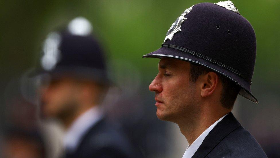 Policeman in westminster