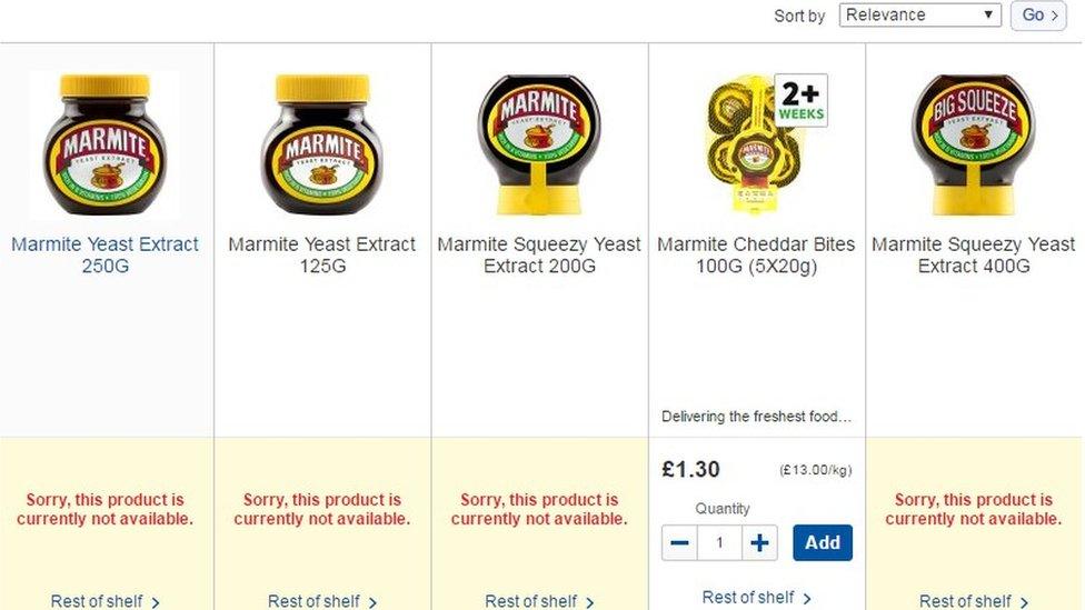 Tesco website