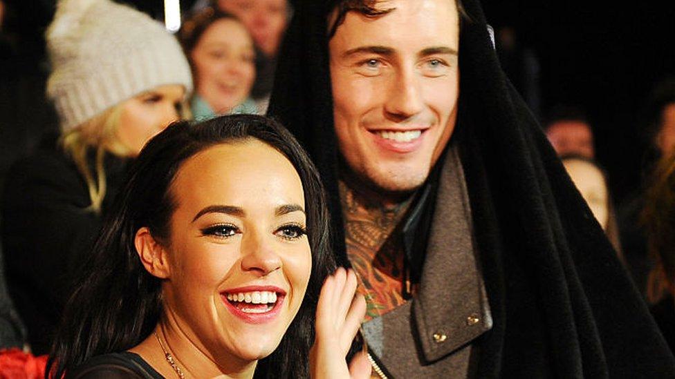 Stephanie Davis and Jeremy McConnell at the final of Celebrity Big Brother