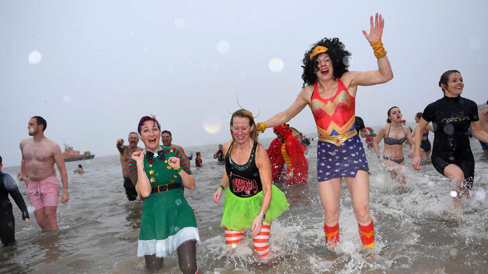 Barry New Year's Day swim