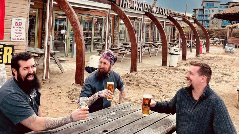 Matt Halford worked with his brothers at the Watering Hole