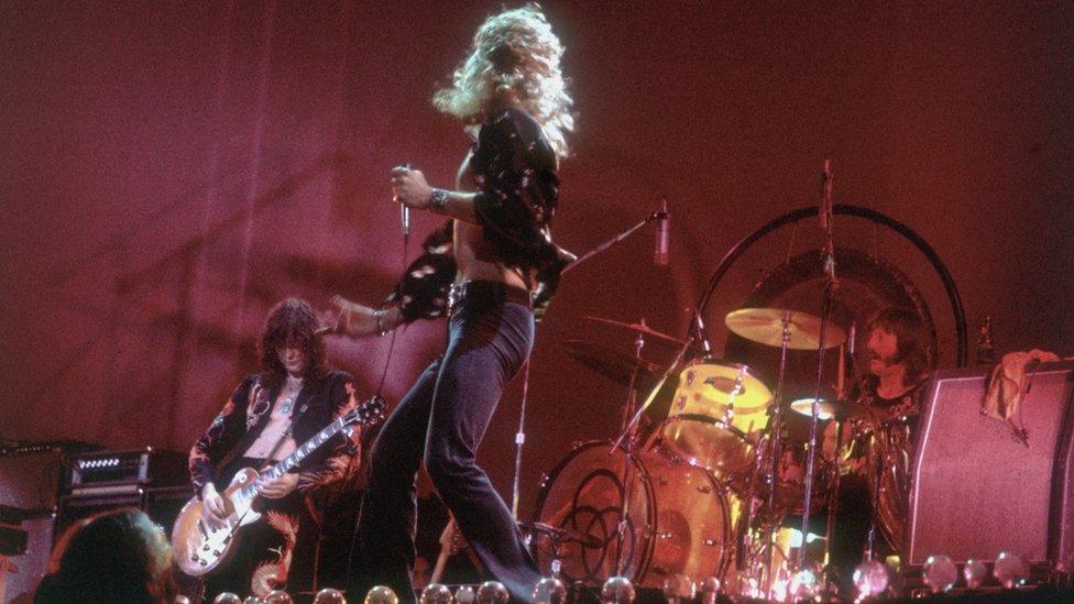 Led Zeppelin in 1970s