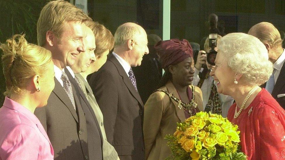 The Queen with Jayne Torvill