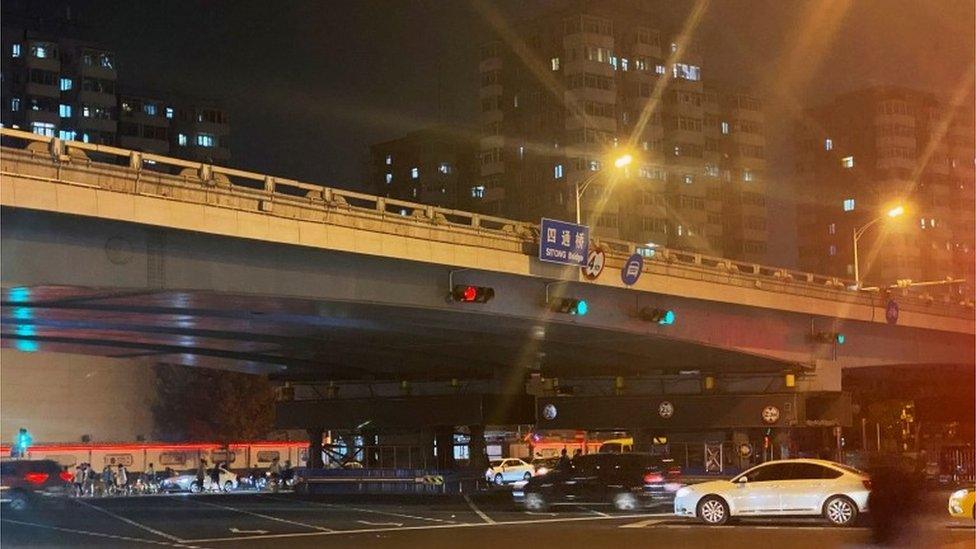 sitong bridge on thursday evening